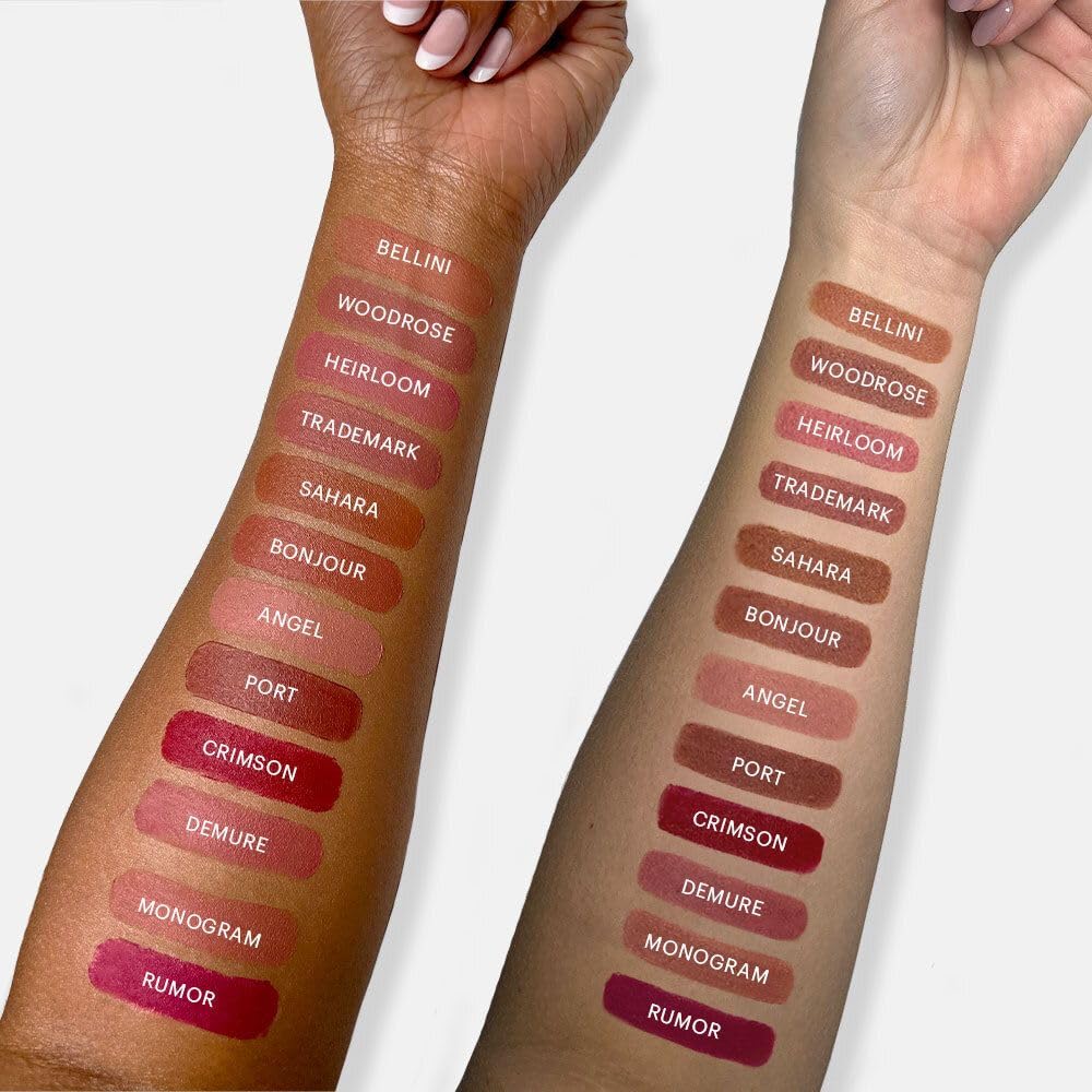 Glo Skin Beauty Suede Matte Lip Crayon (Sahara) - Longwearing Formula Stays On All Day, With Conditioning Shea Butter + Mango Seed Oil for a Velvety Smooth Finish