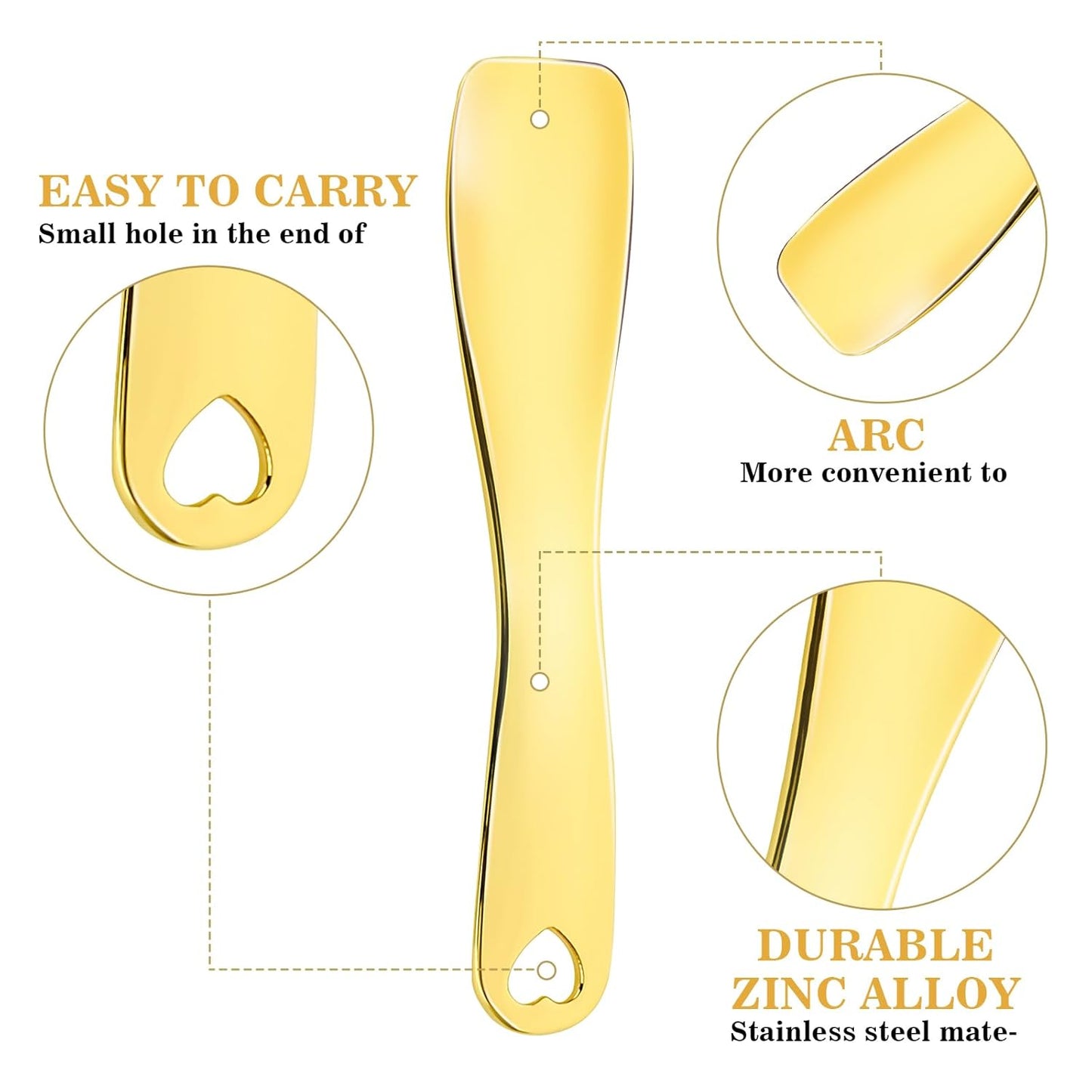 6 PCS Metal Cosmetic Spoon Skincare Spatula Stick Applicator Beauty Spa Mini Spoon Skin Care Facial Cream Mask Scoop Makeup Tools for Facial DIY Mask Mixing