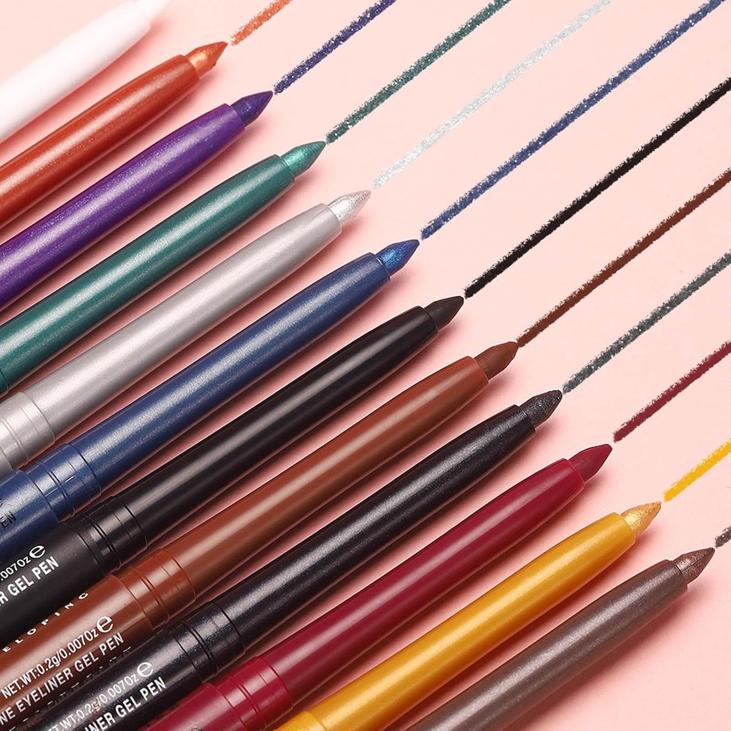 Grey Eyeliner Pencil Waterproof Retractable Cream Grey Gel Eyeliner Smudge-proof Hypoallergenic (10#)