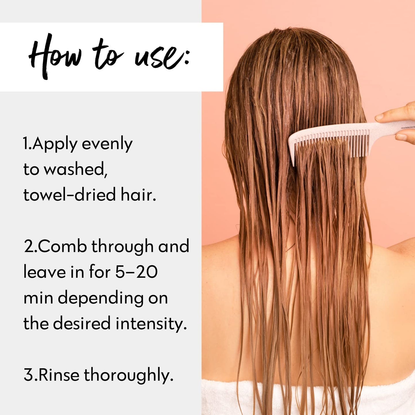 Four Reasons Color Mask - Rose Gold - (19 Colors) Toning Treatment, Color Depositing Conditioner, Tone & Enhance Color-Treated Hair - Semi Permanent Hair Dye, Vegan and Cruelty-Free, 6.76 fl oz