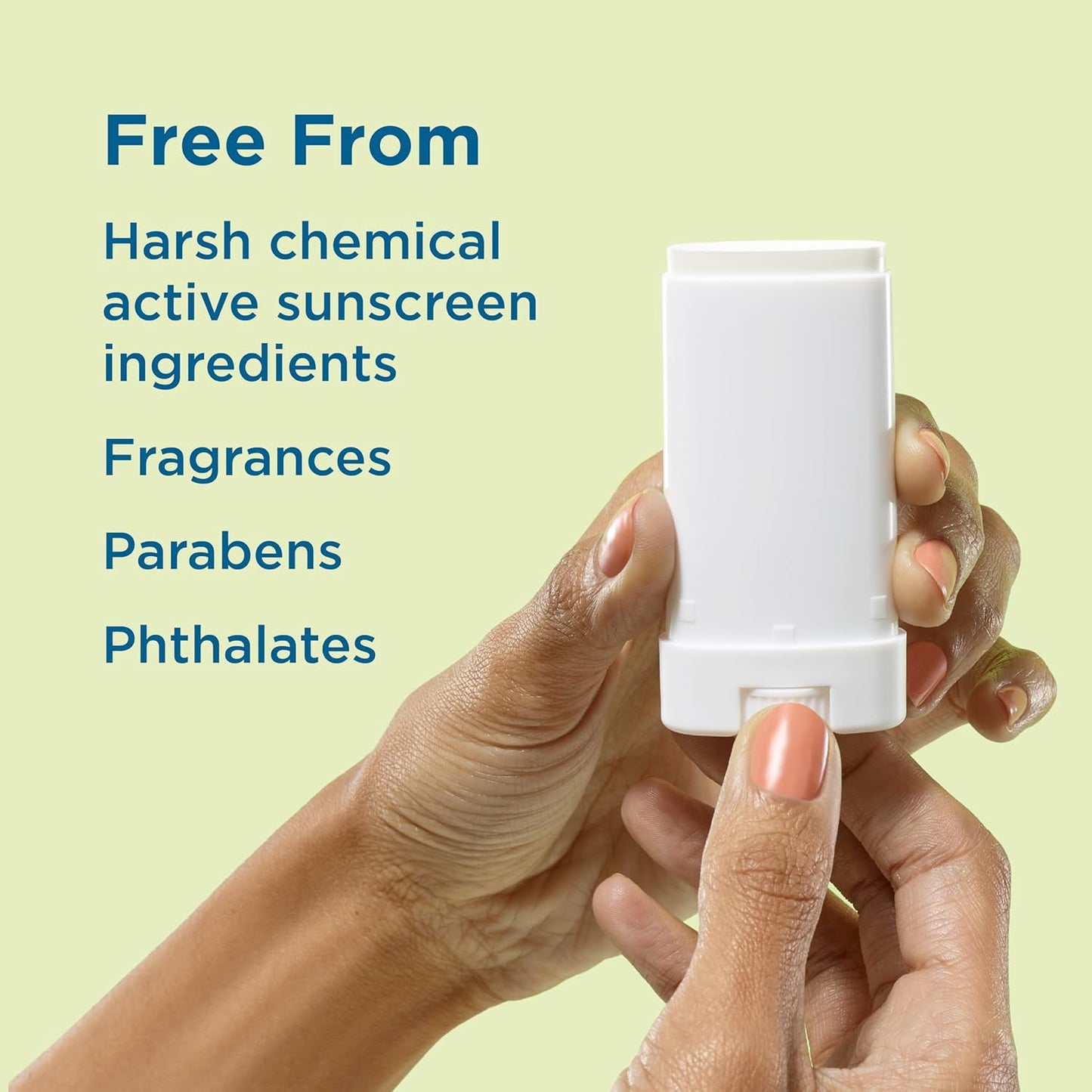 BLUE LIZARD Mineral Sunscreen Stick with Zinc Oxide SPF 50+ Water Resistant UVA/UVB Protection Easy to Apply Fragrance Free, Kids, Unscented, 0.5 oz