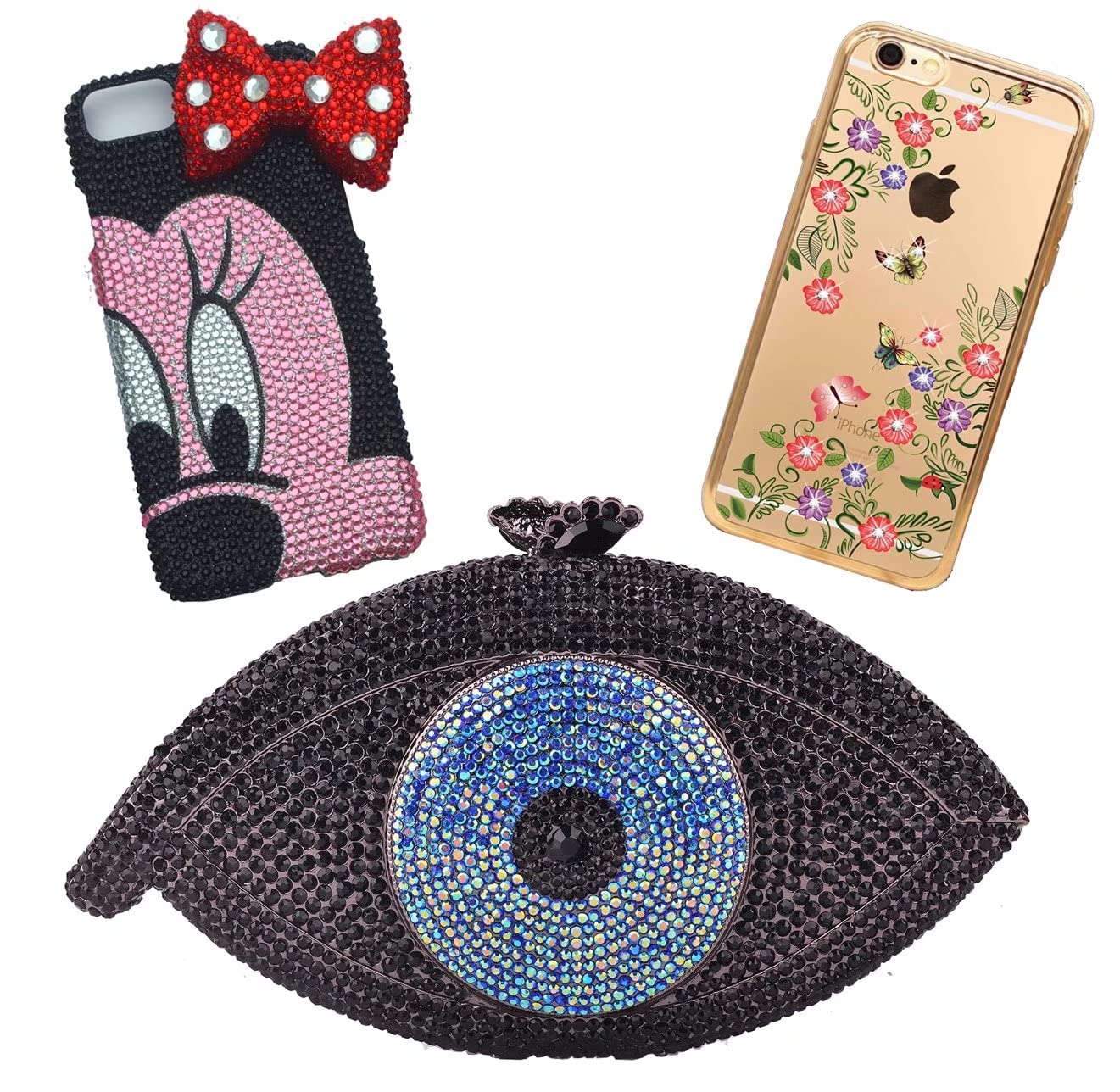 1500 Pieces SS16 4mm Flatback Rhinestones AB Clear Round Gems Crystals for Nail Art DIY Crafts Clothes Shoes Bags (Transparent Green AB)