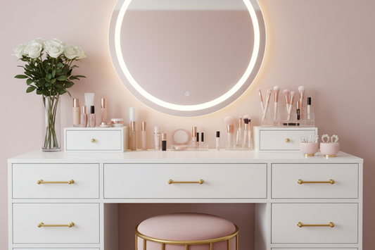 Curate Your Beauty Sanctuary: The Art of Organizing Your Vanity Space