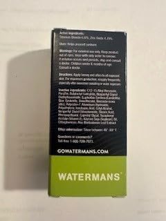 Watermans FacePro SPF 44 Sunscreen Stick - Zinc Oxide Mineral Sunscreen, Reef Safe, Broad Spectrum