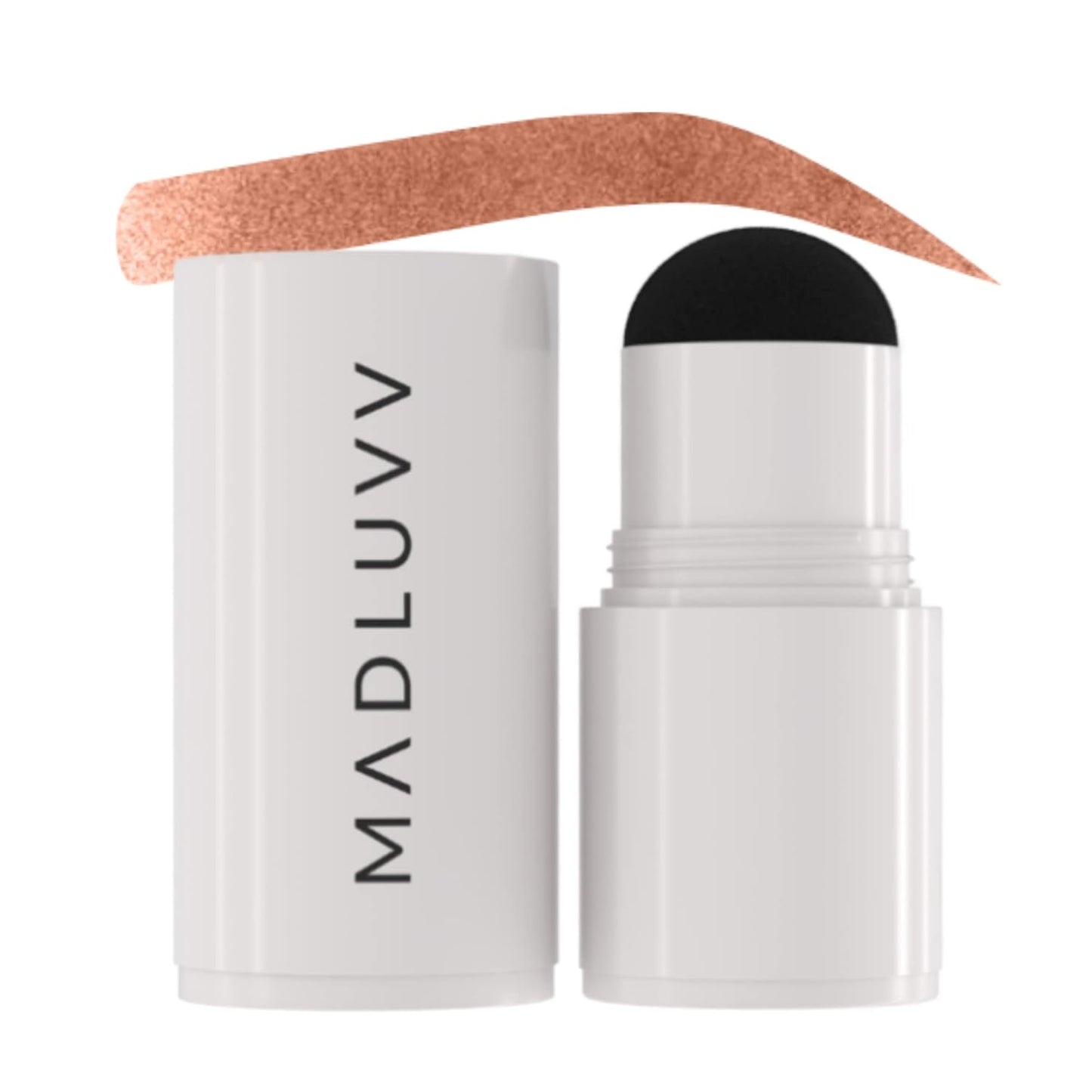 MADLUVV Brow Stamp Refill* - Color Stamp for Brows & Root Touch Up for Women & Men, Instantly Conceal Hair Loss, Grey Hair, Thinning Hair with Stain-Proof/Smudge-Proof Powder Formula (True Red)