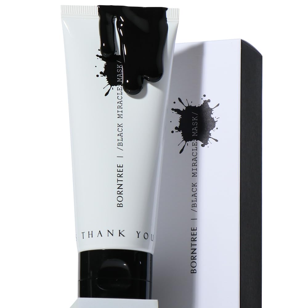 Black Miracle Mask Pack 3.38 fl oz/Addresses concerns of enlarged pores and excess sebum. EWG 99.8% GREEN Grade Peel-off Pack with patented anti-inflammatory BSAS