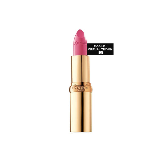L'Oreal Paris Colour Riche Original Creamy, Hydrating Satin Lipstick with Argan Oil and Vitamin E, Pink Flamingo , 1 Count