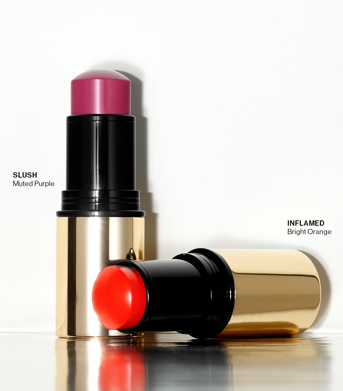 MAKE Beauty Heat Stroke Cream Blush Stick for Cheeks with Natural Hydrating Dewy Finish. Creamy Gel Blush Balm - Shade Stimulated, Hot Pink Cheek Tint