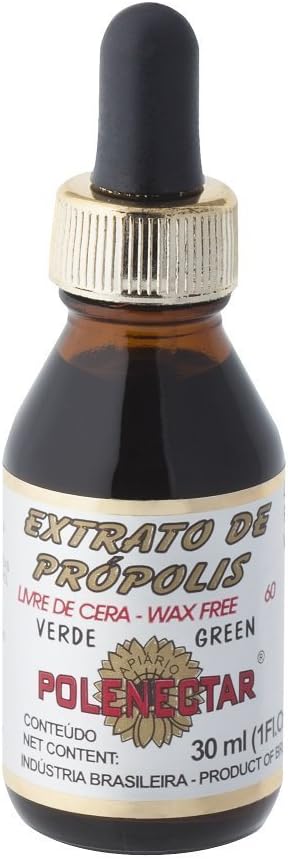2 Pack of Polenectar Brazil Premium Bee Propolis Extract Wax Free 60 (30ml)