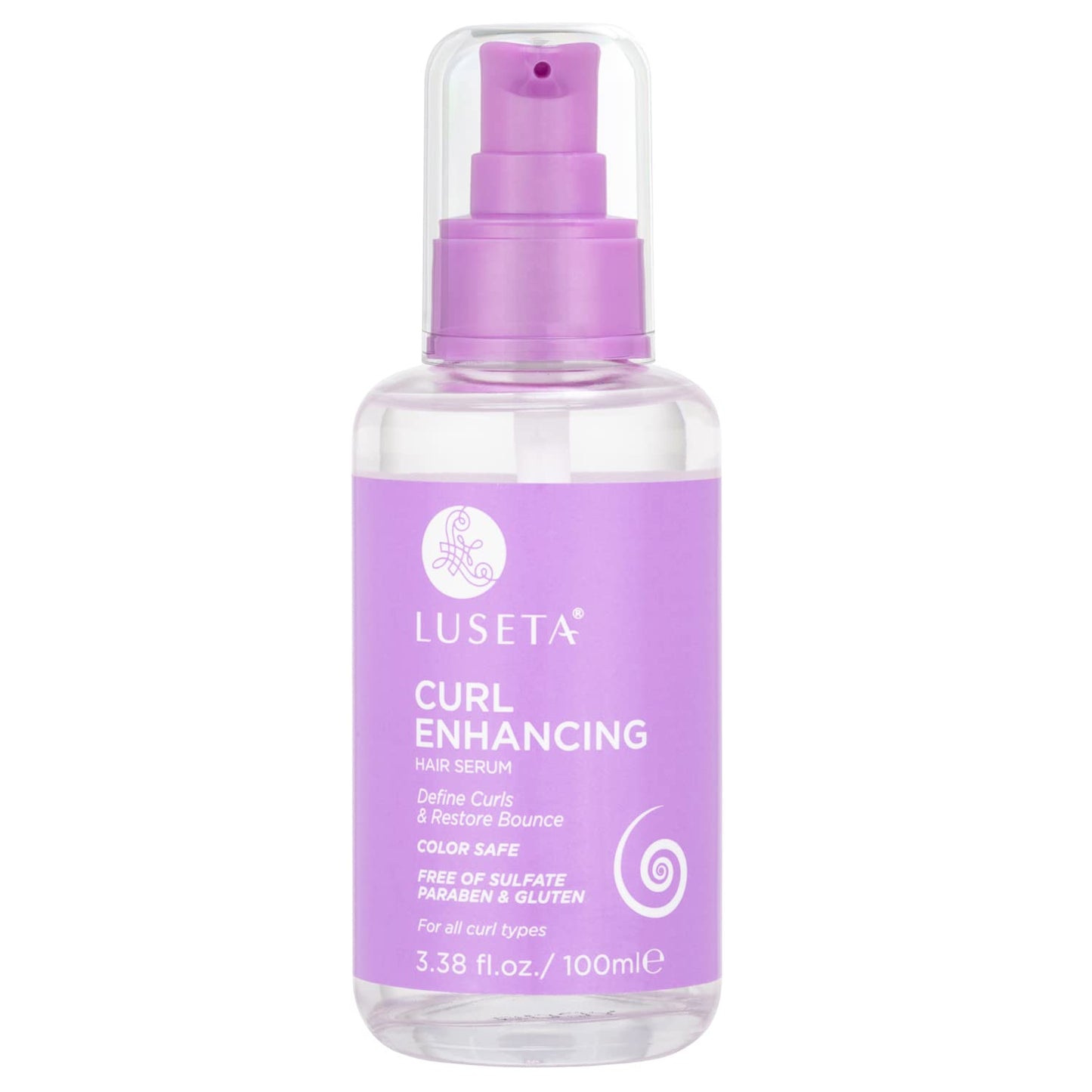 Luseta Curl Enhancing Hair Oil Define Curl & Restore Bounce Anti-frizzing and Smoothing for Curly Hair Type 3.38oz