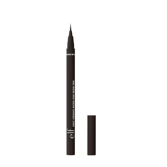 e.l.f. Holy Strokes Micro-Fine Brow Pen, Liquid Waterproof Eyebrow Makeup For Detailing & Adding Dimension, Vegan & Cruelty-Free, Espresso