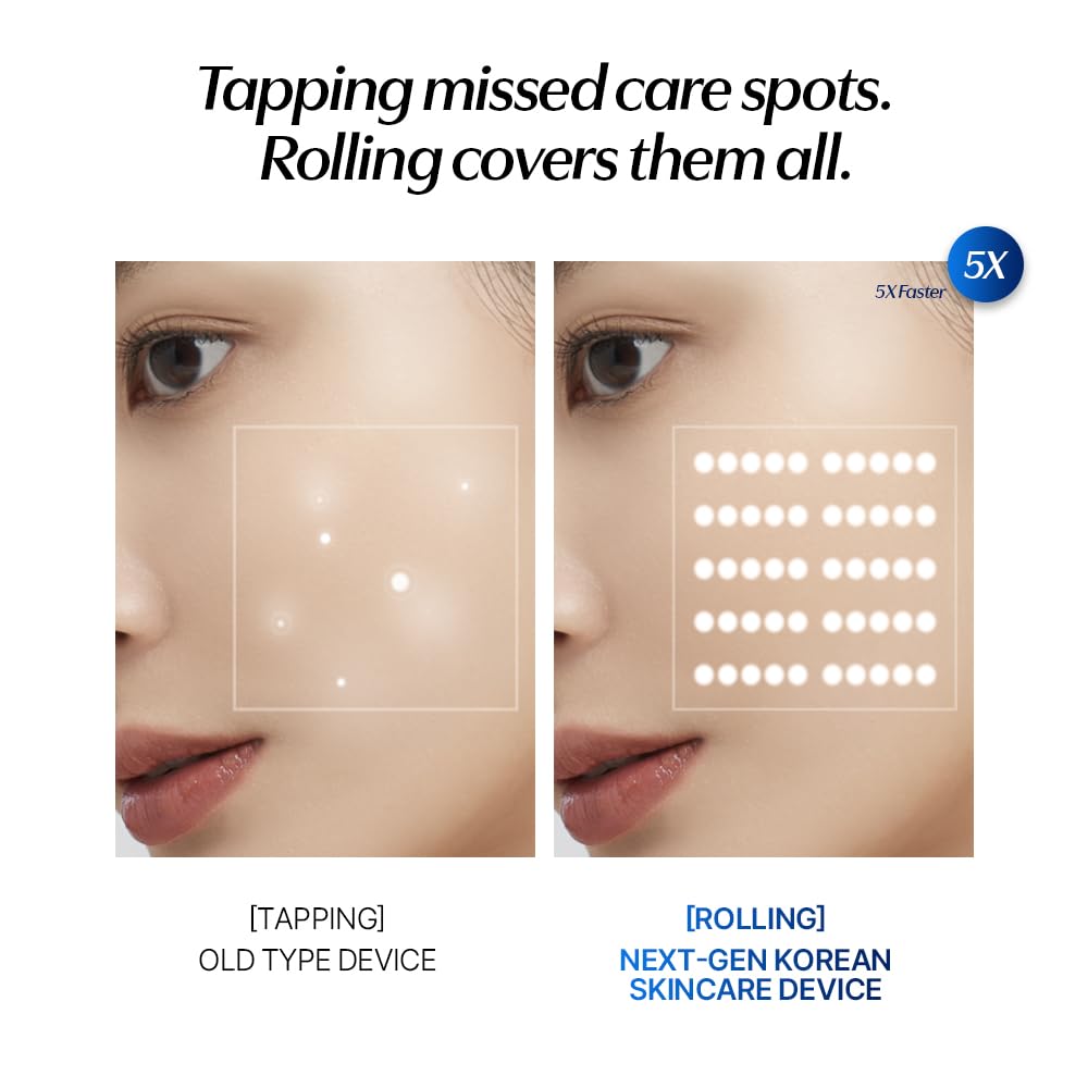 CELORABY Potension Penta-Shot Glass Skin Glow Booster | 5-in-1 Korean Skincare Device for Pore Minimizing, Black Head Care, Enhanced Absorption & Needle-Free Professional Treatment at Home