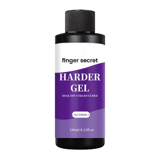 240ml/8floz Hard Gel for Nail Polish,Builder Gel for Nails,Nail Supplies for DIY in Salon or Home Use.