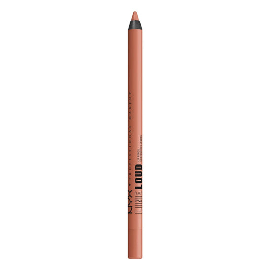 NYX PROFESSIONAL MAKEUP Line Loud Lip Liner, Longwear and Pigmented Lip Pencil with Jojoba Oil & Vitamin E - Daring Damsel (Light Warm Peach Nude)