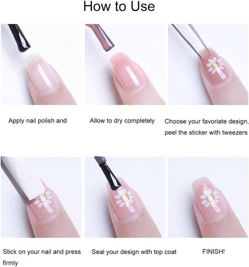 Butterfly Nail Art Stickers Green Golden Nail Decals Self Adhesive 5D Embossed Nail Sticker for Nail Art Spring Design for Women Girls Supplies Nails Decorations Accessories