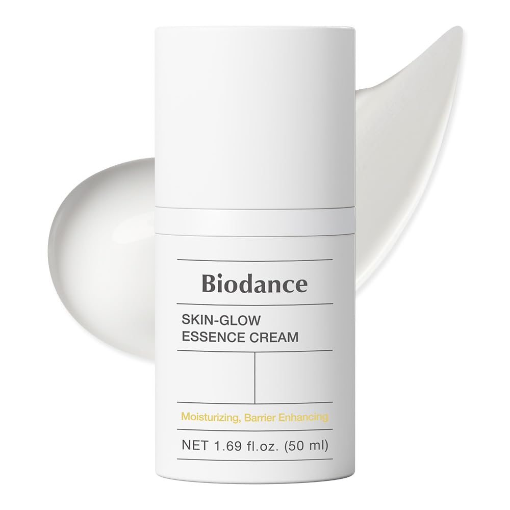 BIODANCE Skin-Glow Essence Cream, Moisturizing, Anti-Aging, Hyaluronic Acid & Ceramide Facial Moisturizer, Korean Skincare | 1.69 fl.oz, 50ml