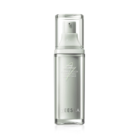 ZEESEA Green Correcting Face Primer for Brighten, Neutralizes Uneven Skin Tone and Facial Redness,Grips Makeup Base for Long-Lasting Wear,Cruelty-Free, 1.06 Oz