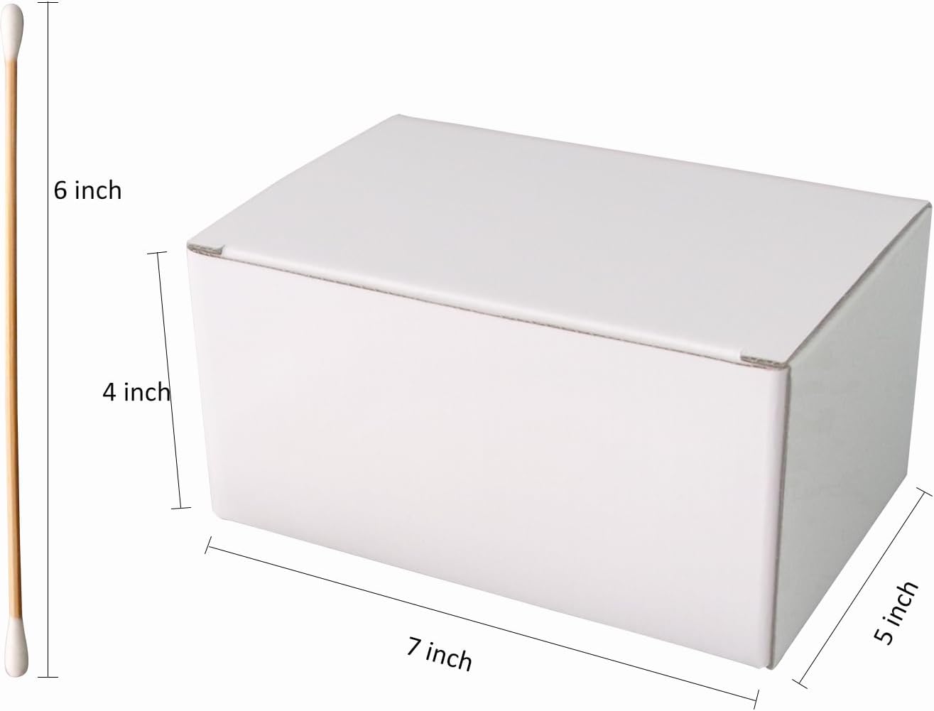 Gun Cleaning Swabs, Dual - Ends Tips, 6 Inch Gun Cleaning Supplies, Long Cotton Swabs with Bamboo Sticks in A Storage Case for Gun Cleaning and Maintenance