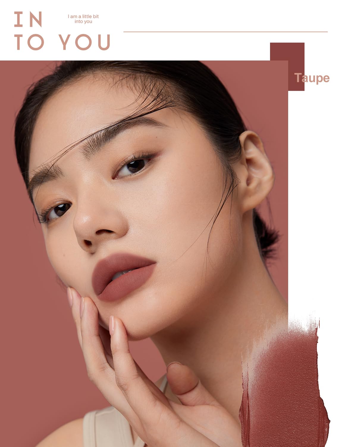 INTO YOU Matte Velvet Lip Stain Long Lasting Waterproof Lip Gloss Makeup Moisturizing Lipstick for Women (L-Tp01)