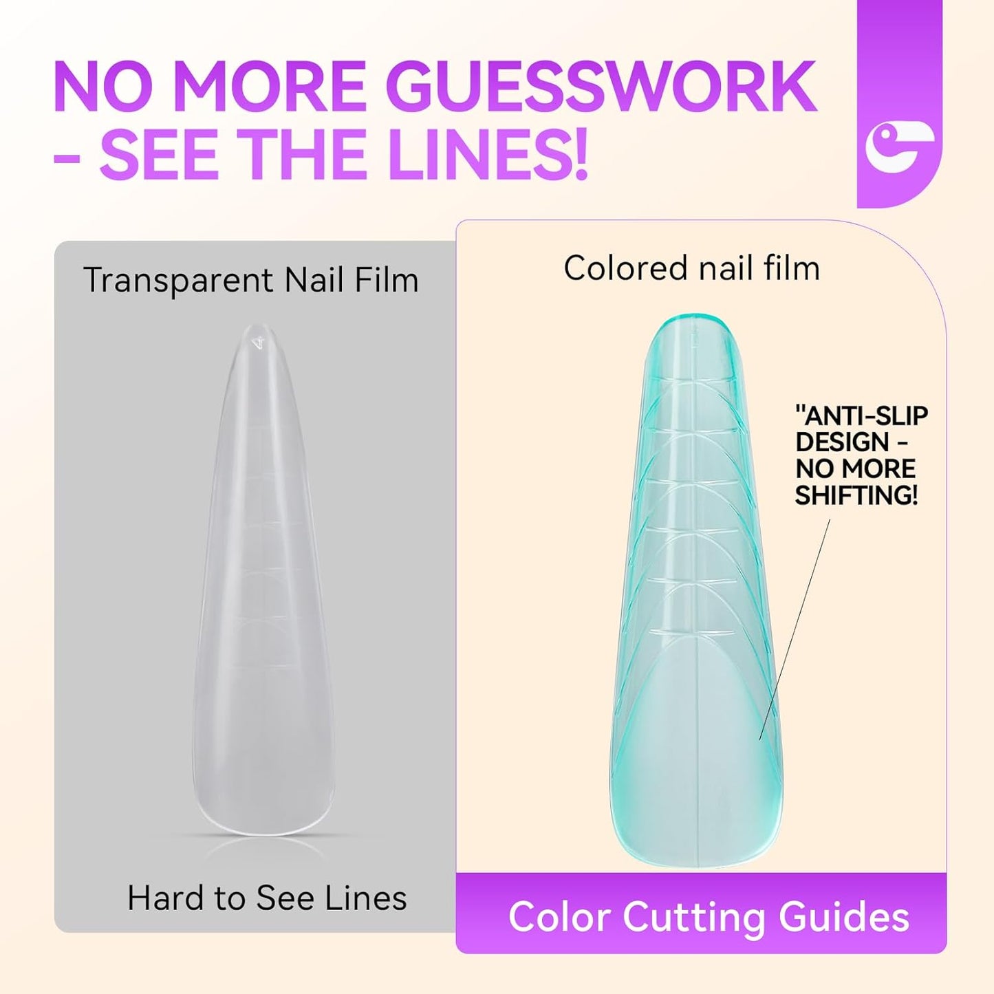 288pcs Nail Dual Forms for Buildergel: Gelike EC 12 Unique Styles & Sizes for Professional Salon-Quality Manicures at Home