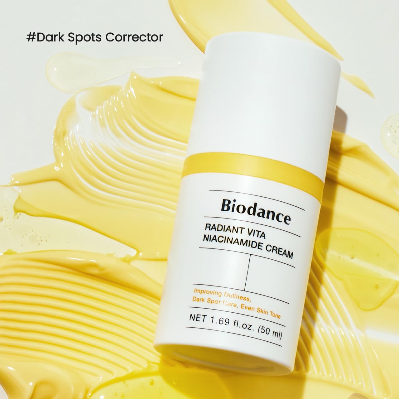 BIODANCE Radiant Vita Niacinamide Cream, Brightening, Dark Spot Correcting Facial Moisturizer, Korean Skincare | 1.69 fl.oz, 50ml