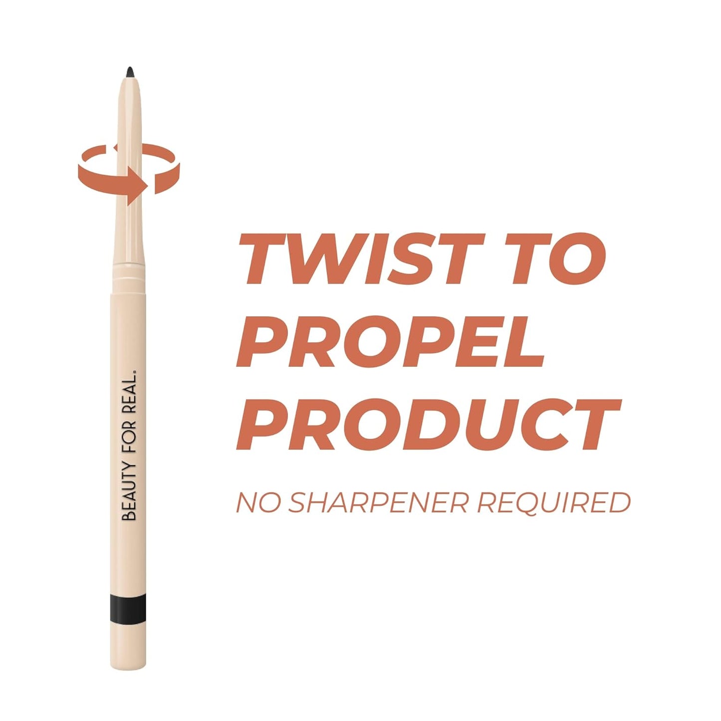 Beauty For Real I-Line 24-7 Eyeliner, Black Magic - Black Matte - Long-Wearing, Waterproof Gel Formula - Safe for Sensitive Eyes & Contact Lens Wearers - 0.01 oz