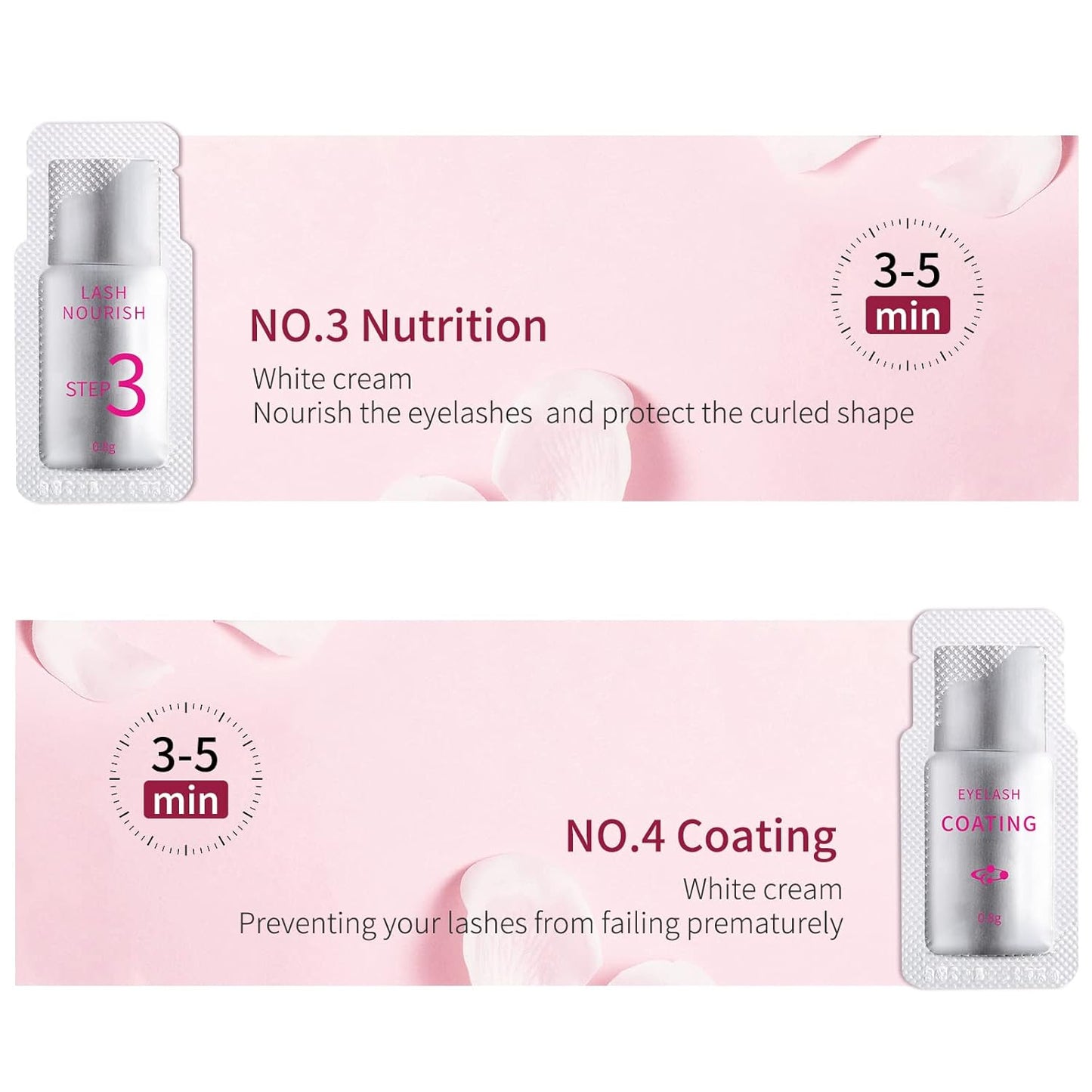 2025 Upgraded Fast Perm Lash Lift Kit Eyelash Perm Kit Perm&Setting Lotion (Quantity: 2×5 Packs)