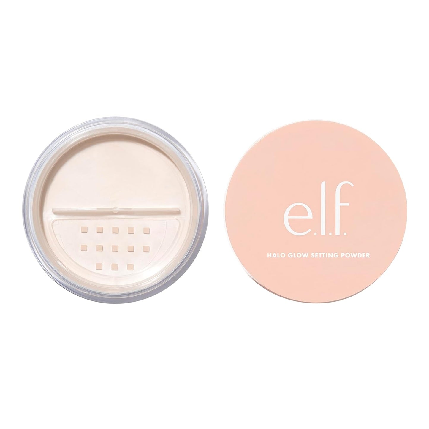 e.l.f. Halo Glow Soft Focus Setting Powder, Silky Setting Powder For Creating Soft Glow Without Shine, Smooths Pores & Lines, Light Pink