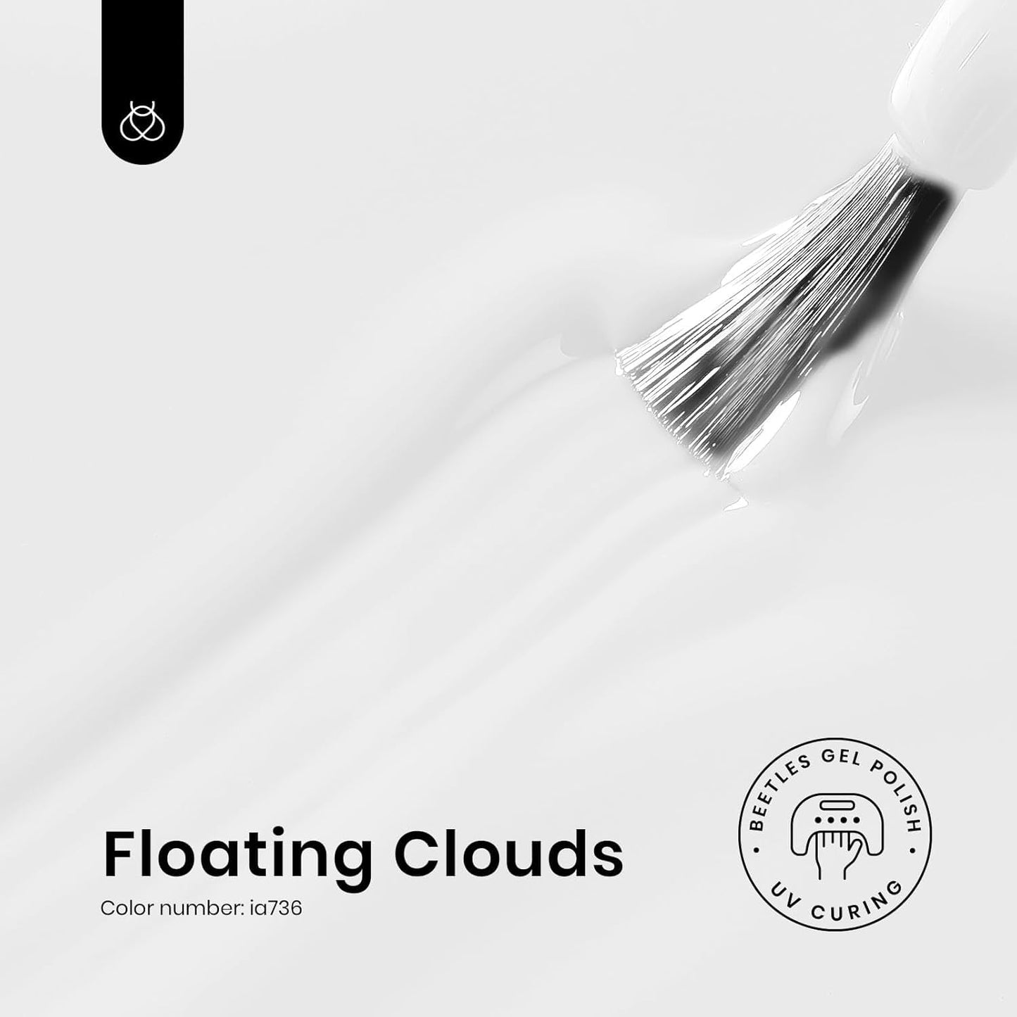 Beetles White Gel Nail Polish - 2Pcs 15ML White Color Gel Polish Soak Off UV Light Cure for French Nail Manicure Salon DIY Gift for Women