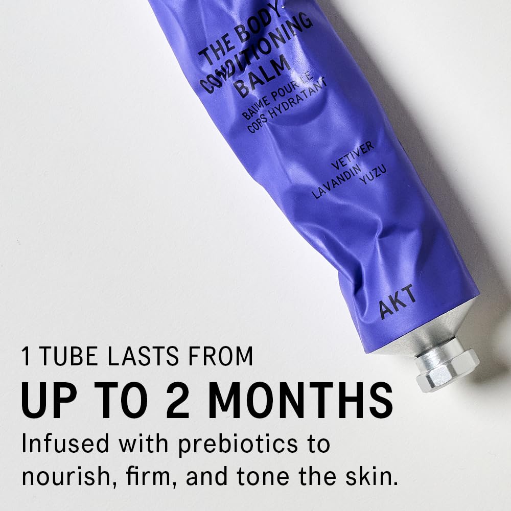 Akt The Body Conditioning Balm 3.4 Fl Oz, Firming Cream, Hydrating Body Balm with Olive Squalane & Lactic Acid, Vegan Moisturizer, Plastic Free, Sc.03 The Onsen, All Genders