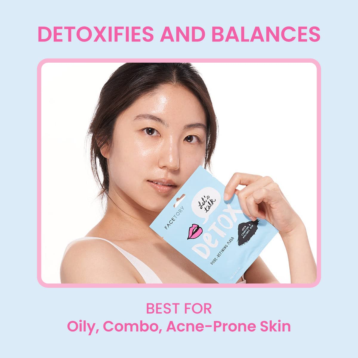 FACETORY K Beauty Face Mask Skin Care - CLASSIC 5 COLLECTION Sheet Mask Set | Natural Premium Korean Face Mask For All Skin Types - No Sulfates No Parabens (5 pc)