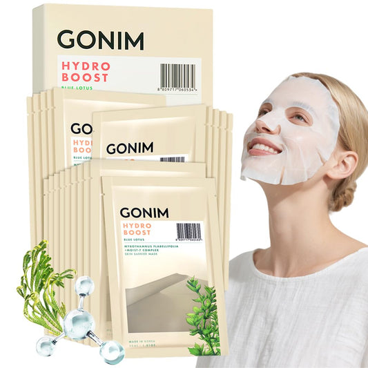 Face Mask Korean Skin Care with Hyaluronic Acid & Collagen Activation- Face Masks Skincare Hydration, Anti Aging & Moisturizing Sheet Mask for All Skin Korean Face Mask 20 Sheets