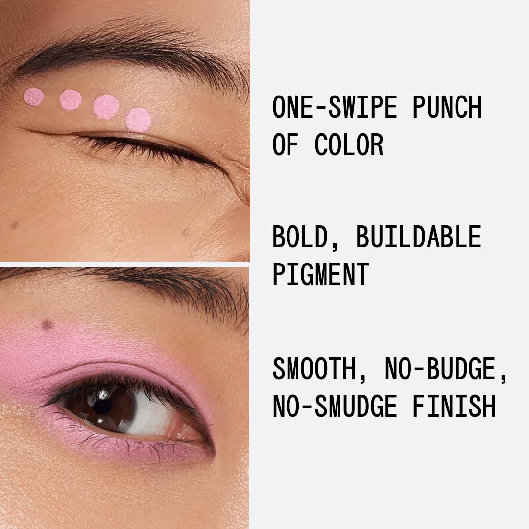 about-face Matte Fluid Eye Paint On Pointe – High-Pigment Liquid Eyeshadow, Long-Lasting, No-Budge Matte Finish, Vegan & Cruelty-Free (Baby Pink)