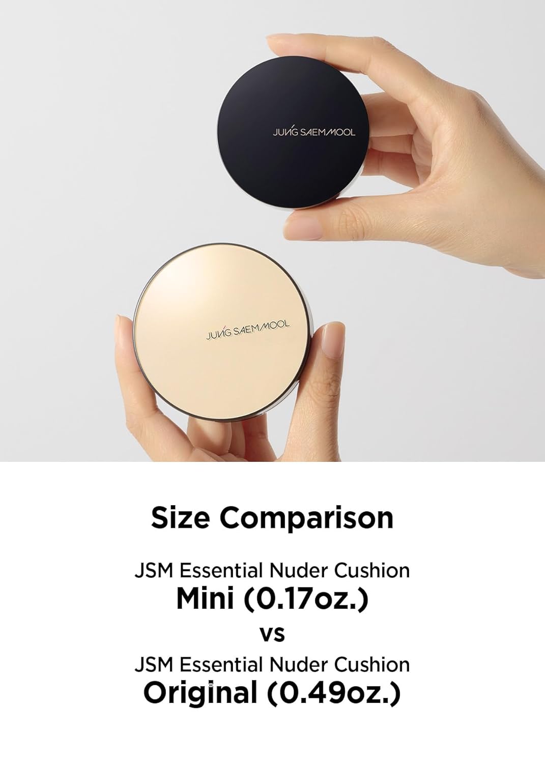 [JUNGSAEMMOOL OFFICIAL] Essential Skin Nuder Cushion Mini (08 Medium Deep) | SPF50 Broad Spectrum
