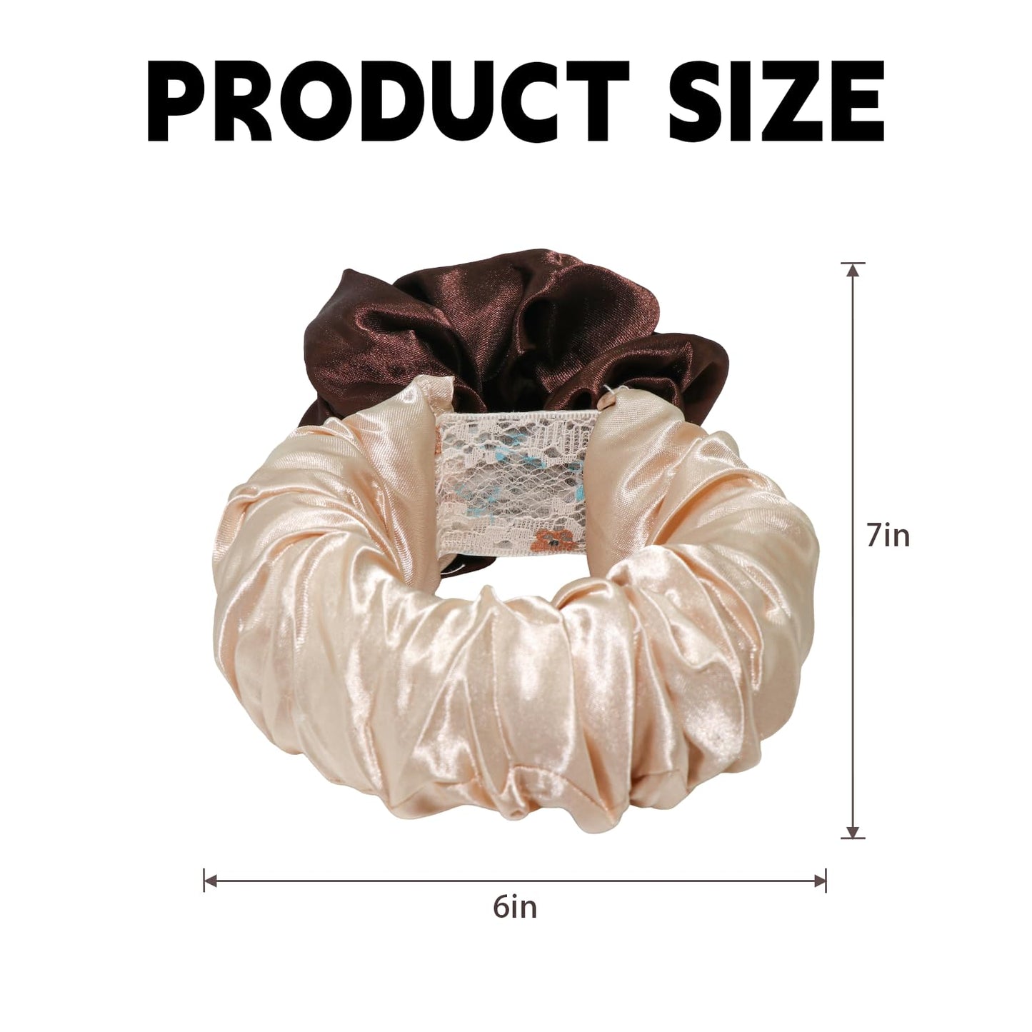 Heatless Hair Curler, Hair Curlers Overnight to Sleep In, Heatless Curling Scrunchie for Women Soft Silk Lazy Rollers Headband for Long Hair Overnight (Pink, 1PCS)