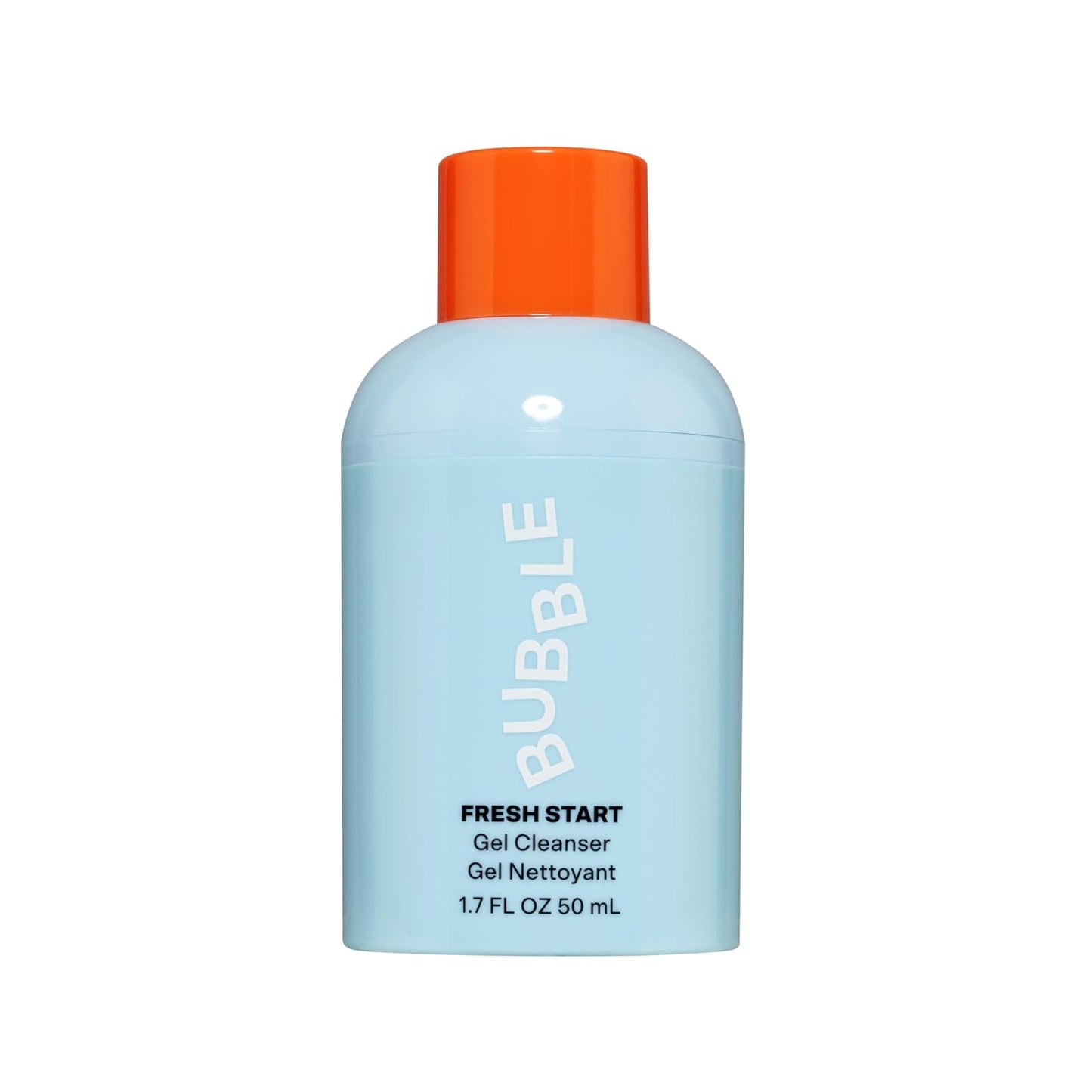 Bubble Skincare Fresh Start Gel Cleanser - Gentle Exfoliating Face Wash for Oily Skin - Formulated with Aloe Vera Juice + Caffeine to Protect and Soothe Complexion (50ml)