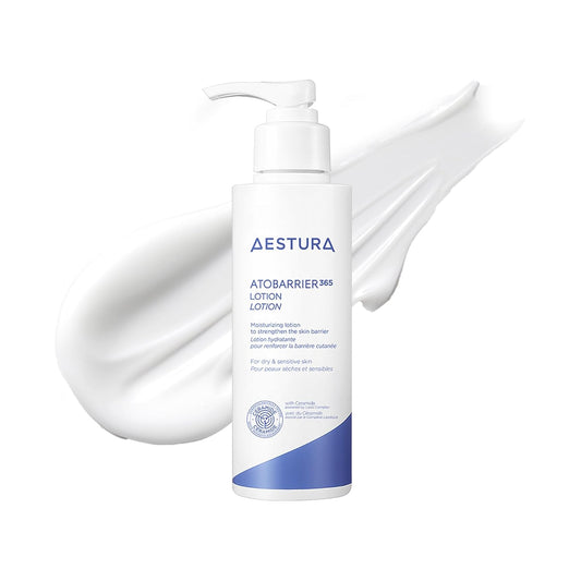 AESTURA ATOBARRIER365 Lightweight Korean Face Moisturizer with Ceramides | Strengthens Barrier, Fast-Absorbing Hydration, Suitable for Dry, Normal & Sensitive Skin, 90ML / 3.04 fl. Oz.
