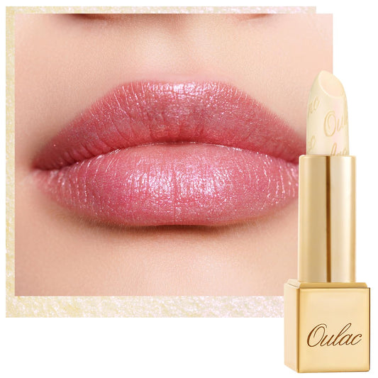 Oulac Glitter Lipstick for Women with Metallic 3D Shine Lightweight Hydrating Formula, High Impact Lip Color, Vegan & Gluten Free Beauty, Sheer Coverage Lip Makeup, Crystal Veil(27)