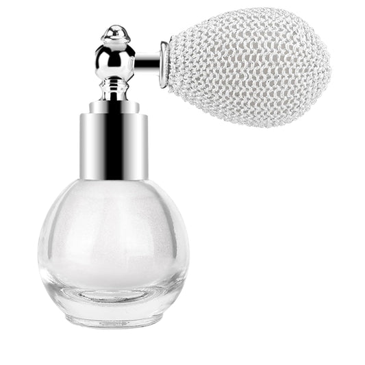KYDA Highlighter Powder Spray, High Gloss Glitter Spray, Shimmer Sparkling Powder Makeup, for Face and Body Glitter Cosmetic-Pearl White