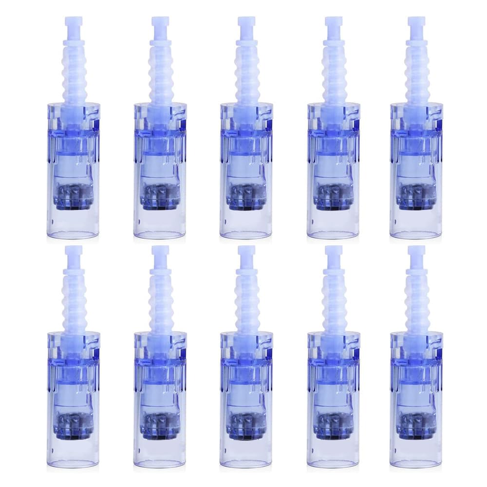 HOKYNATI Microneedling Pen Cartridges, 36 Pin Bayonet Needles, Compatible with Dr Pen A6 N2 M5 M7, 0.3mm Length, 10 Pack