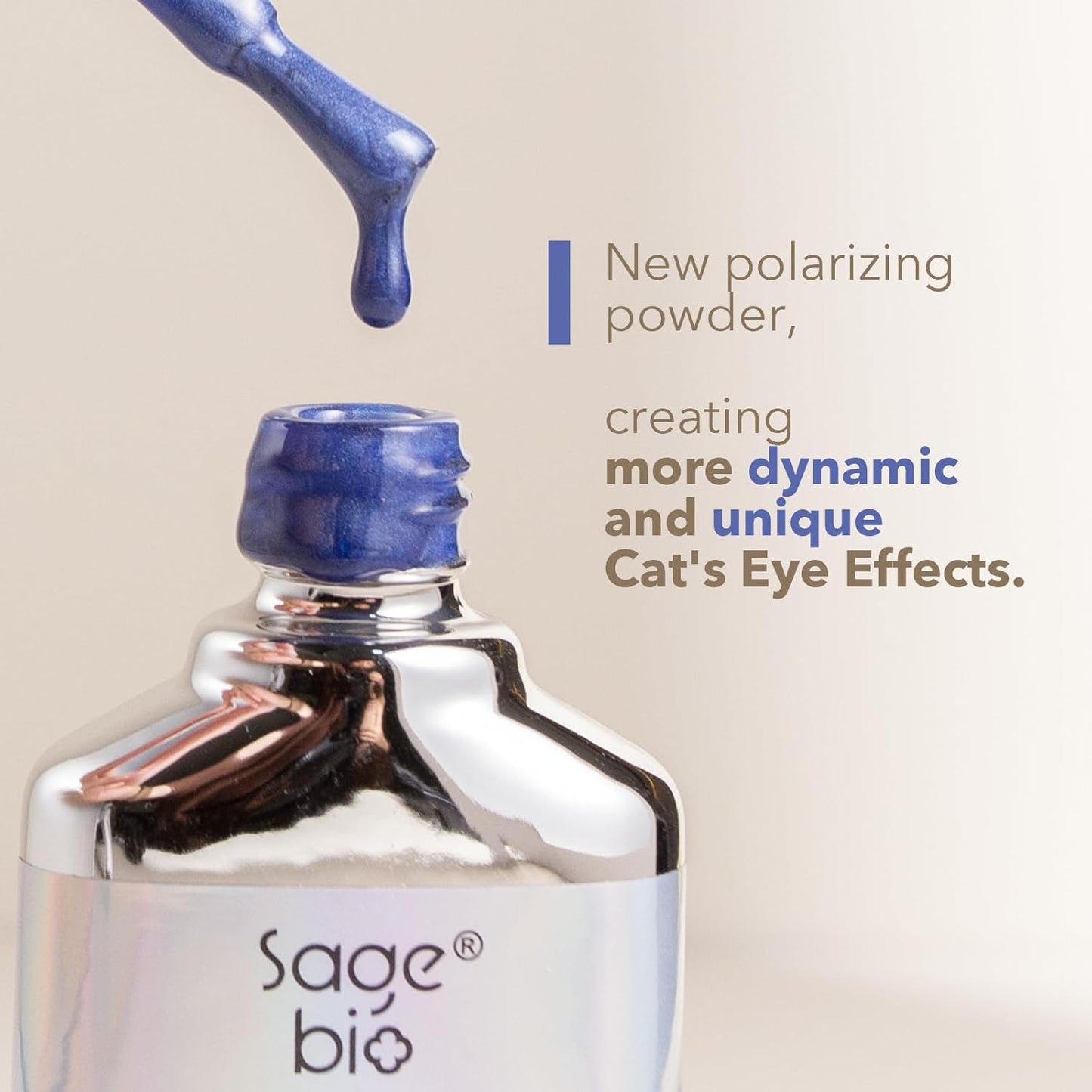 High-Density Cat Eye Gel Nail Polish with Magnet Stick, 15ml Dopamine Color Palette, Magnetic Effect Gel for DIY Manicure, Multiple Color Options - Cobalt Glimmer