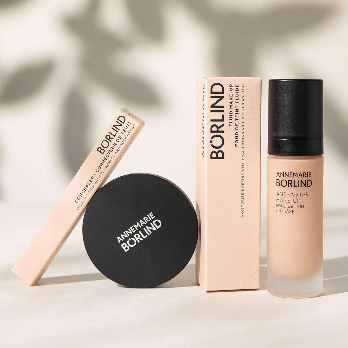 ANNEMARIE BÖRLIND - ANTI-AGING MAKE UP - almond - smoothing, lifting & refining foundation, with natural ingredients, high coverage, 1.01 Fl. Oz.
