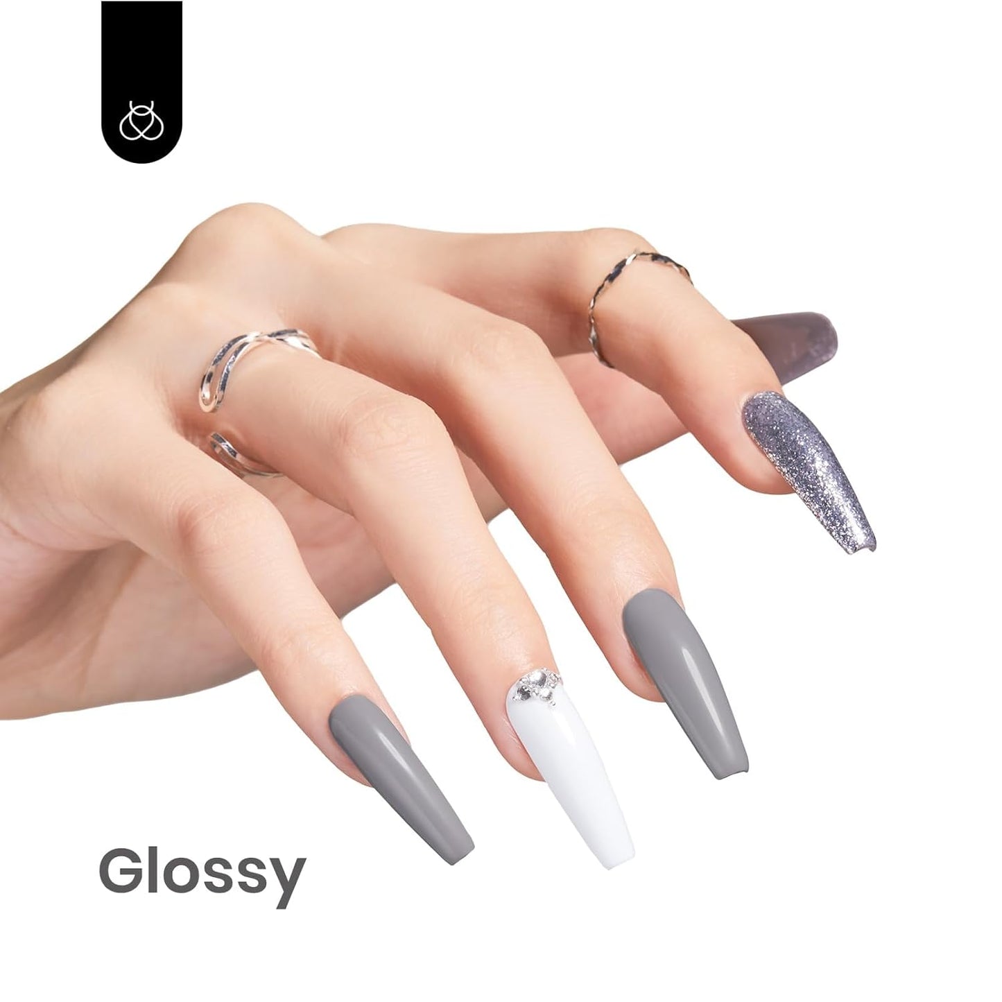 beetles 15 ml Gray Gel Nail Polish Neutral Light Pastel Solid Grey Color Soak Off LED UV Lamp DIY Manicure Decoration Nail Art Design Salon at Home Gift for Women Girls