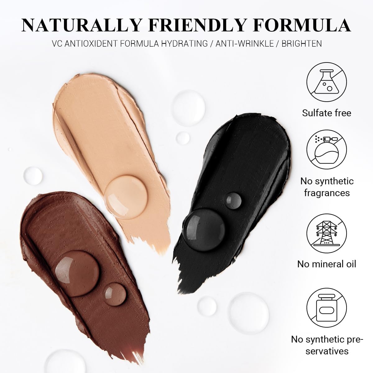 Classic 3PCS Neutral Eyeshadow Stick Makeup Set, Matte Cream Eye Shadow Eyeliner Brightener Pencil Crayon - Cocoa Island Matte