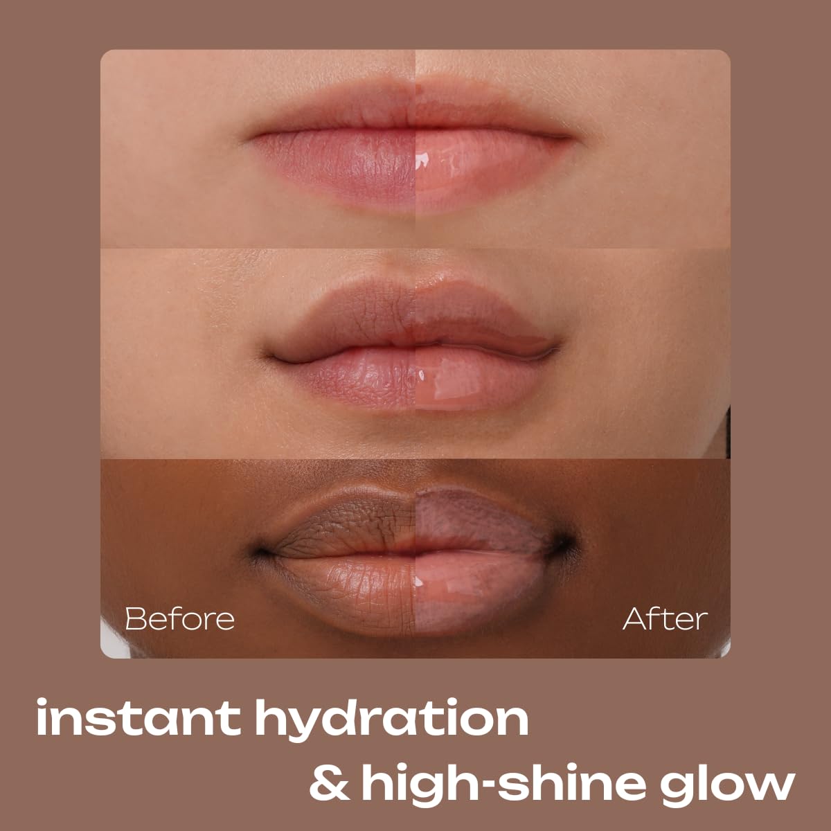 PDRN Tinted Lip Serum – High Gloss Ultra Hydrating Natural Glow, Non-Sticky Volumizing Color Glaze with Long-Lasting Shine, Nourishing Moisturizing Repair for Chapped Lips (0.34 oz)