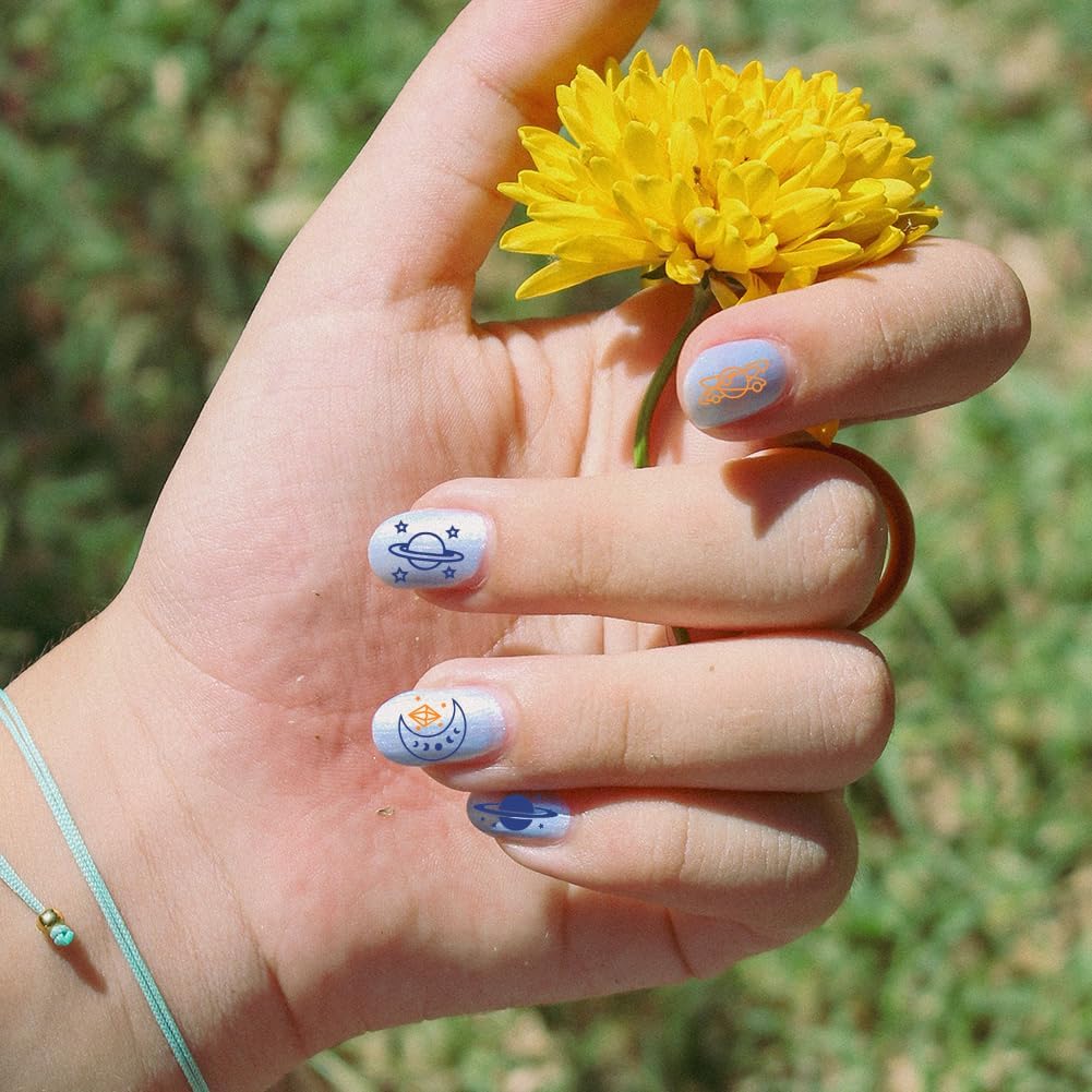 3Pcs Mix Design Nail Stamping Plate Flower Star Nail Stamping Templates French Line Tip Art Stamp Plates Sun Moon Stainless Steel DIY Reusable Tools for Manicure Printing