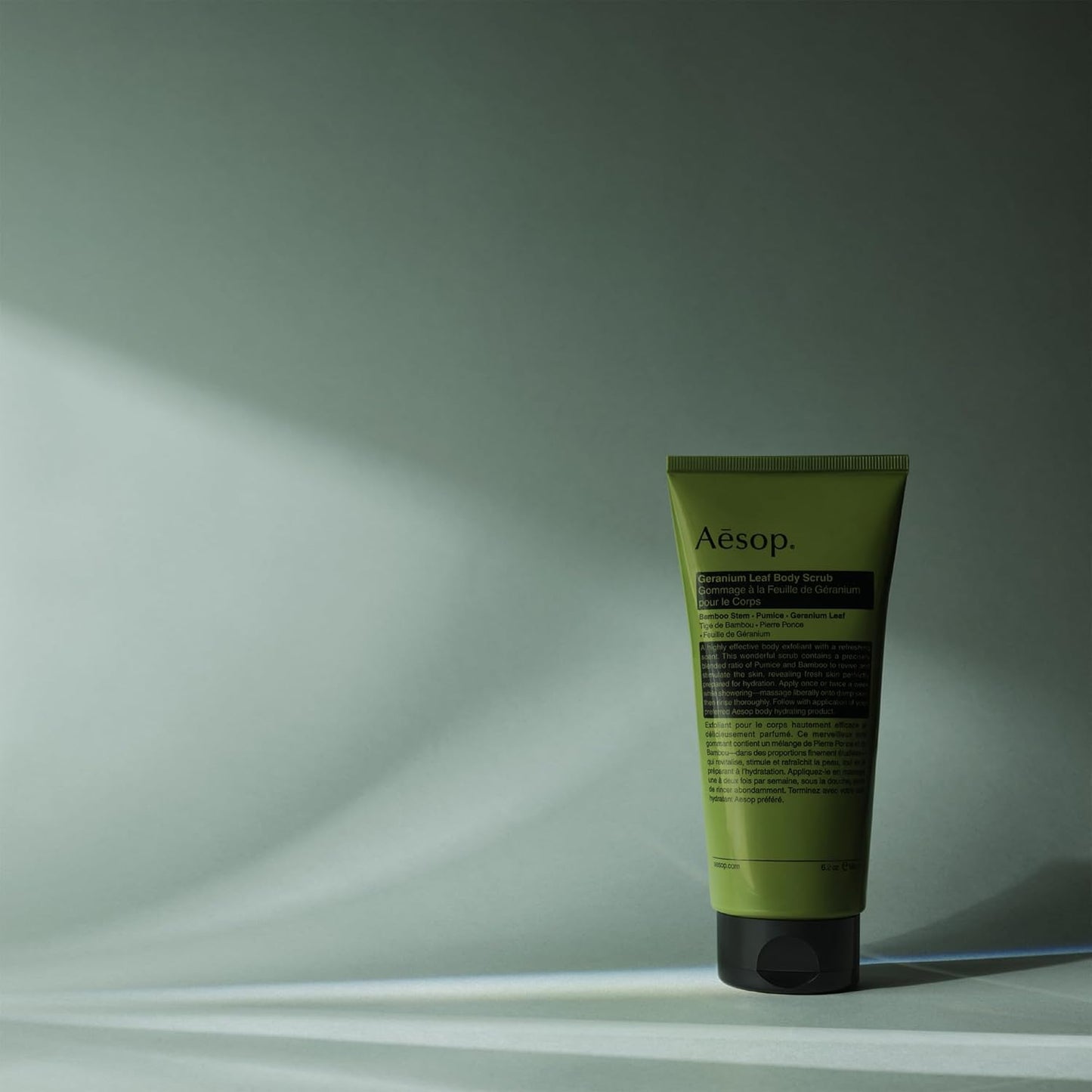 Aesop Geranium Leaf Exfoliating Body Scrub | Smooth, Soft, Hydrated Skin | 6.2 oz / 180mL