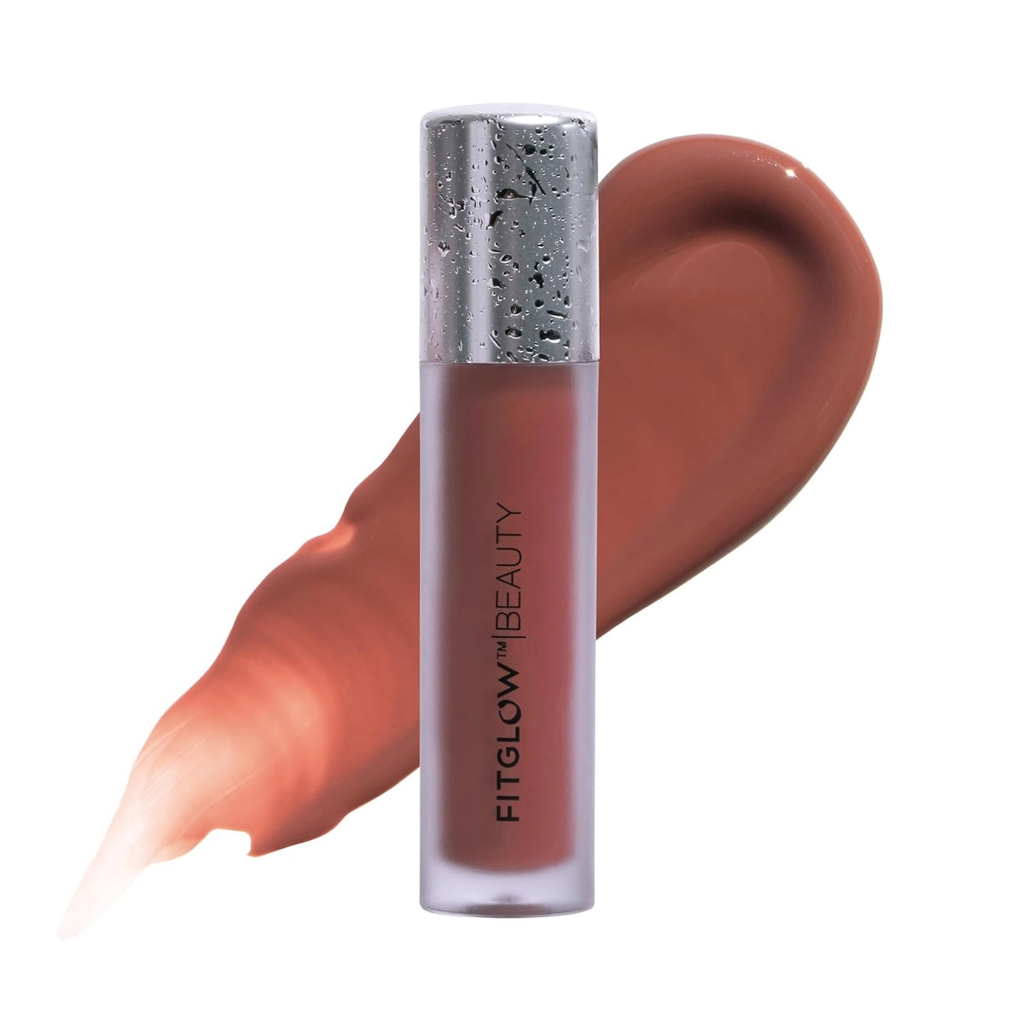 FITGLOW Beauty Lip Colour Serum | Hydrating Lip Gloss | Plumping Anti-Aging Lip Treatment | Natural Shine with Pomegranate Sterols & Collagen | Buildable Color for Dry Chapped Lips | Root - 10g