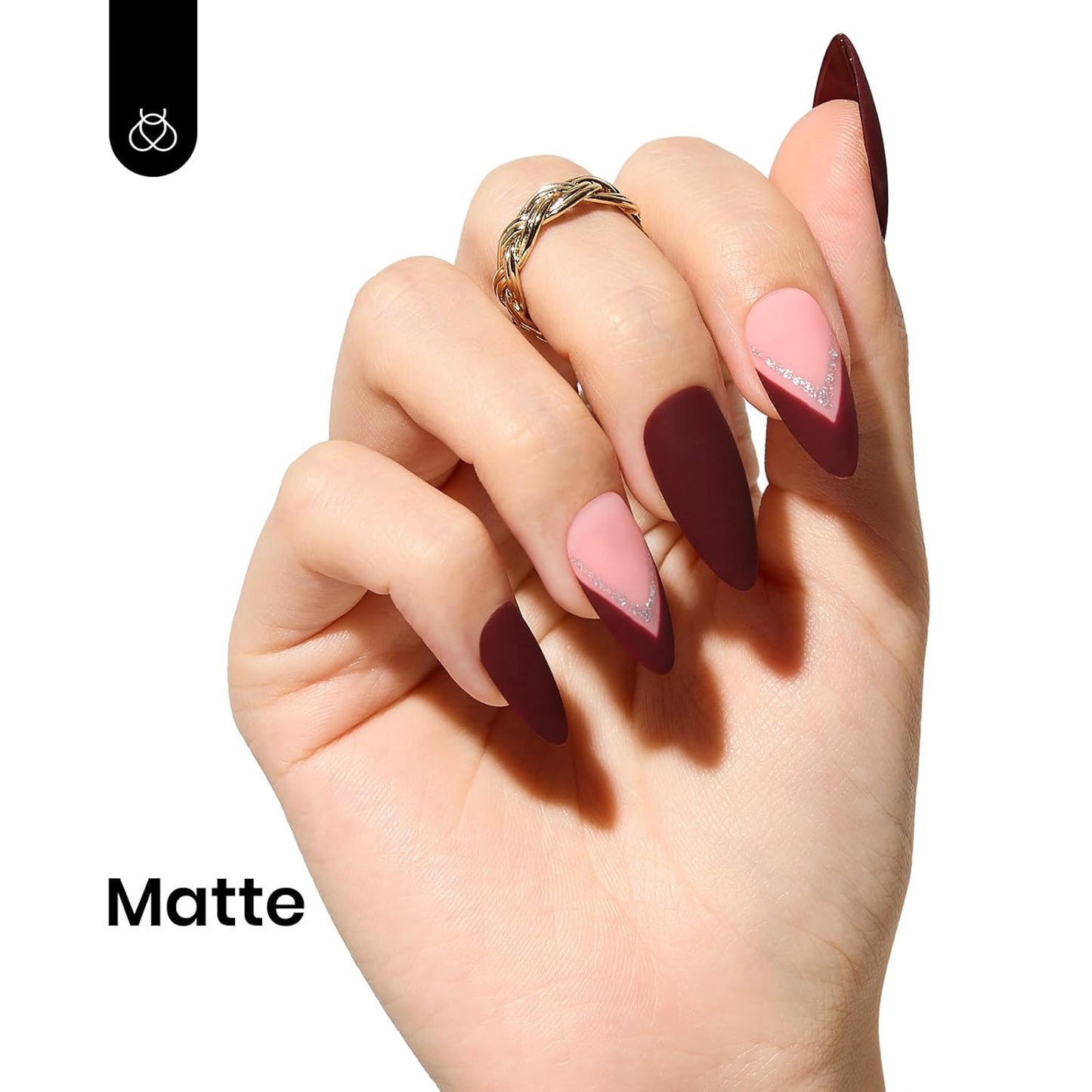 Beetles Merlot Wine Gel Polish 15ml Dark Maroon Red Gel Nail Polish Fall Winter Soak Off UV LED Lamp Art Manicure Salon DIY Home Solid Design 0.51Oz Gift for Women