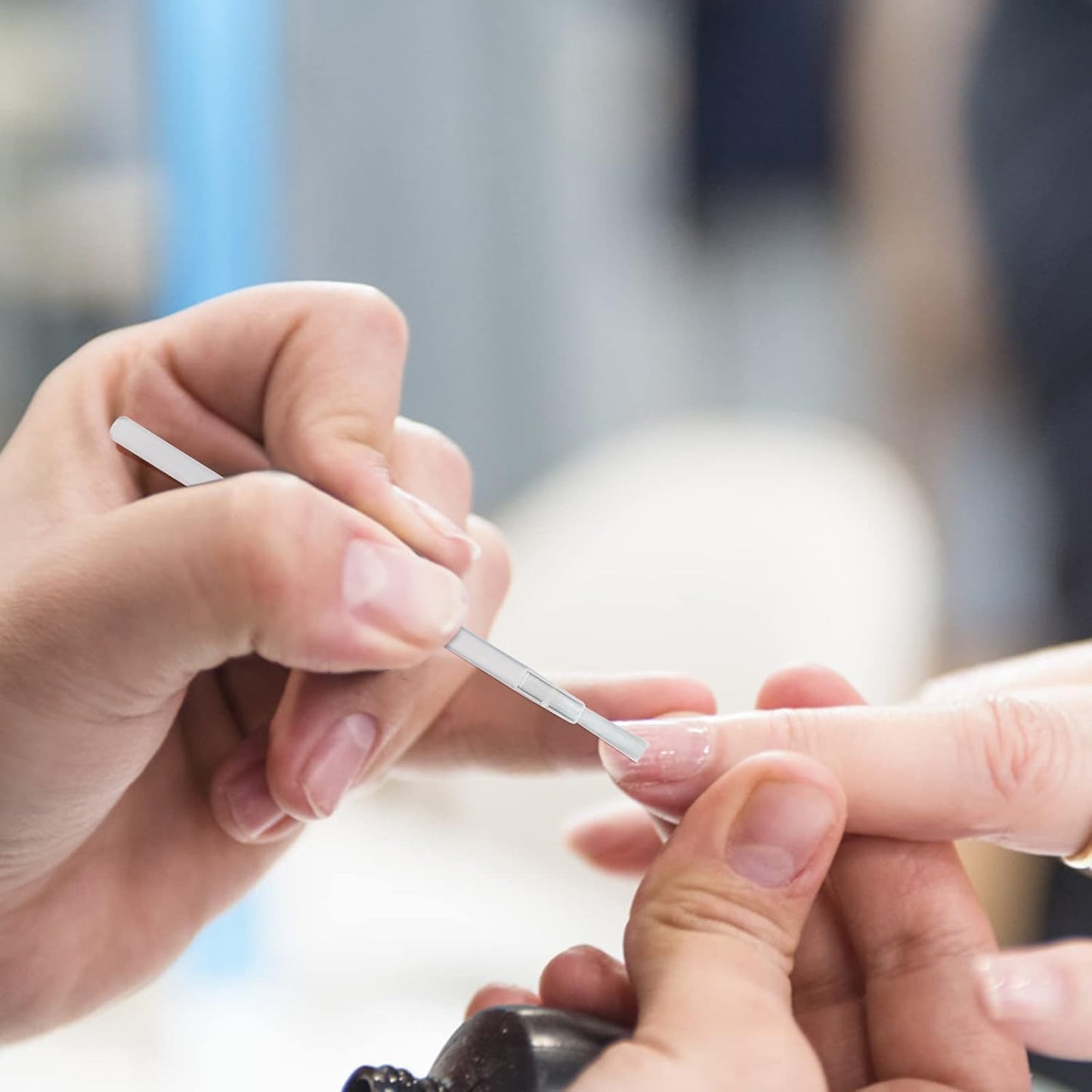 G2PLUS Lip Brushes, 50Pcs Disposable Lip Gloss Wands, Portable and No-Clean Lipstick Applicator, Nail Polish Brushes Makeup Tool for PYO Cookie Paint, Painting, Detail Brush